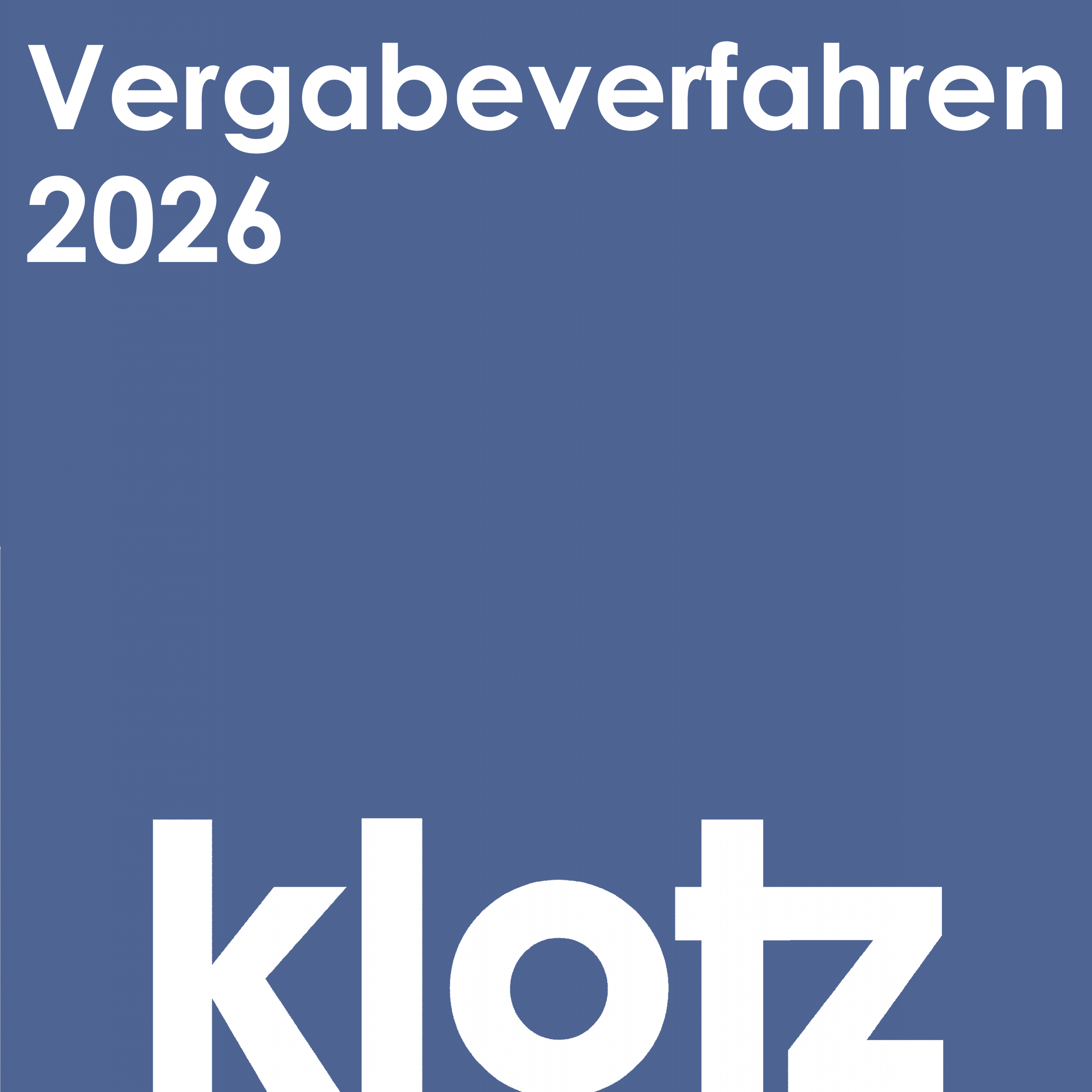 Vergabeverfahren 2026